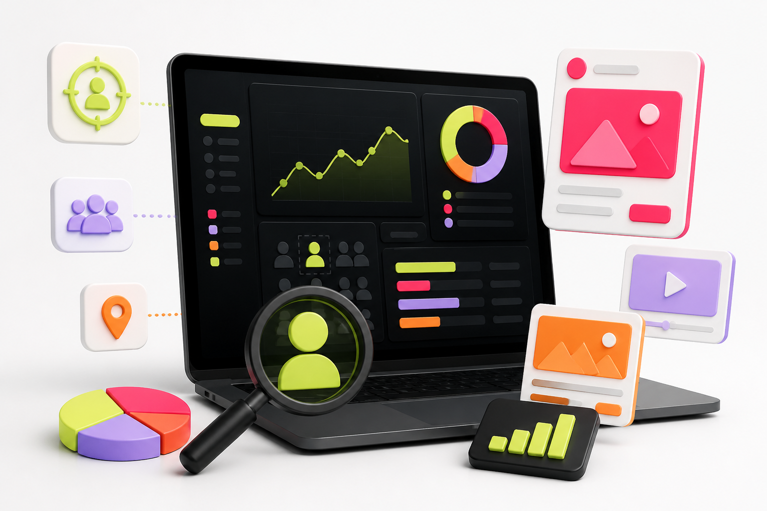 Ad targeting and campaign strategy dashboard